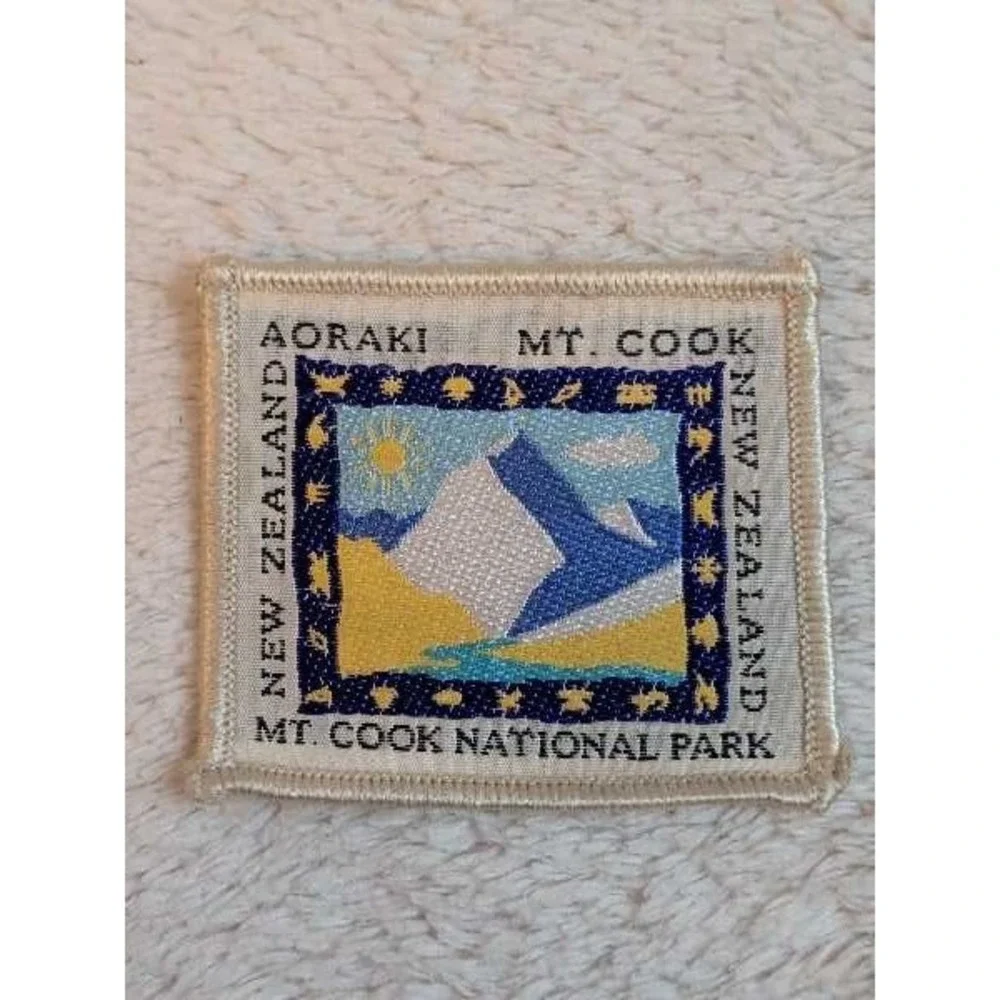 Vintage‎ Aoraki Mt. Cook National Park New Zealand Embroidered Patch